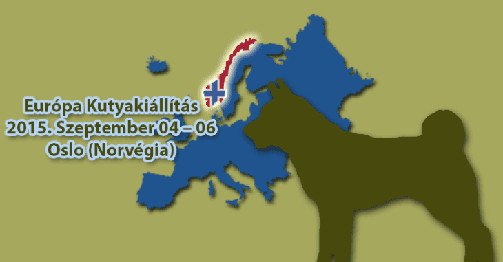 Európa Kutyakiállítás – 2015. Szeptember 04 – 06. – Oslo (Norvégia)