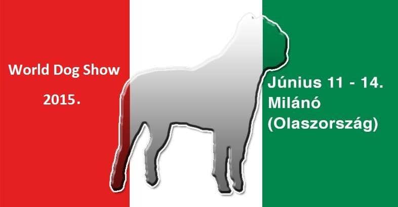 The World Dog Show in 2015 welcomes the most beautiful dogs to Italy