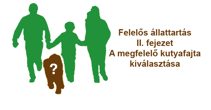 Felelős állattartás II. Fejezet – A megfelelő kutyafajta kiválasztása