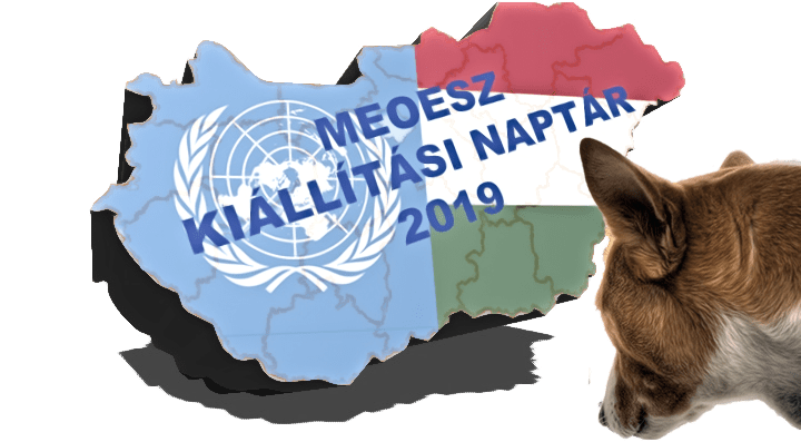 2019. évi kutyakiállítási naptár – Magyar Ebtenyésztők Országos Egyesületeinek Szövetsége