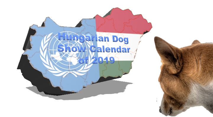 Hungarian Dog Show Calendar of 2019